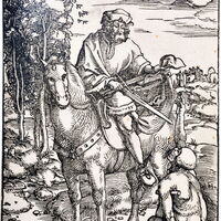 Hans Baldung Grien, Der Hl. Martin mit dem Bettler, 1505 07. © Museum im Prediger
