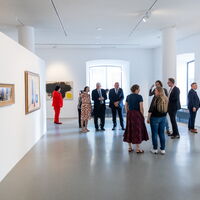 Ausstellungsansicht Hans Hartung, Galerie im Prediger, 2026. Foto: Thomas Zehnder