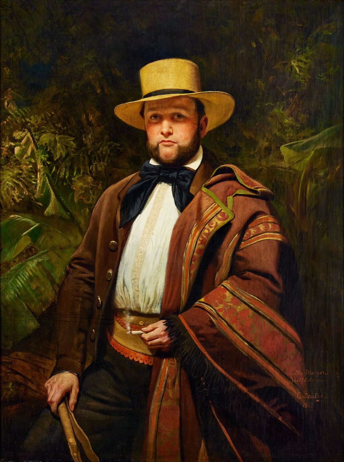 Emanuel Gottlob Leutze (1816–1868), Friedrich W. Hütz, Öl auf Leinwand 1863, 132 × 100 cm. © Museum im Prediger, Foto: Holger Schimkat