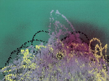 Hans Hartung, T1989-K21, 1989. © Fondation Hartung Bergman, Antibes