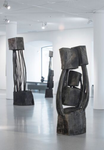 Ausstellungsansicht »Armin Göhringer. Synapsen«, Galerie im Prediger Schwäbisch Gmünd 2018. © Werke: Künstler, Foto: Frank Kleinbach, Stuttgart.