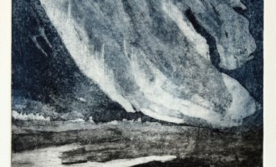 Peter Lang, Næturdrotningin, 2019 Island, Aquatinta, geschabt, 9/15. © artist