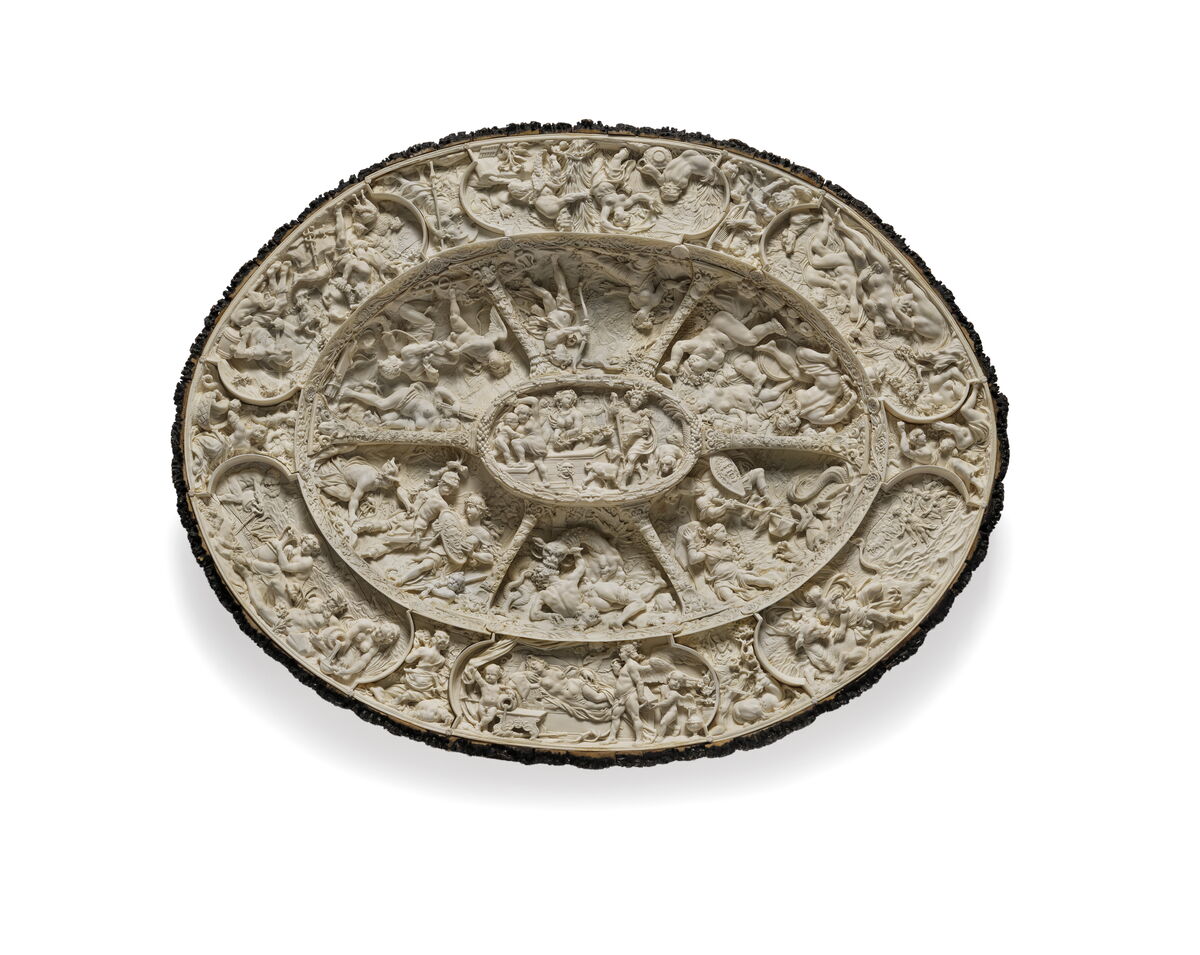 Johann Michael Maucher, Schale, Schwäbisch Gmünd, 1672–73. © Hohenlohe Museum, Neuenstein