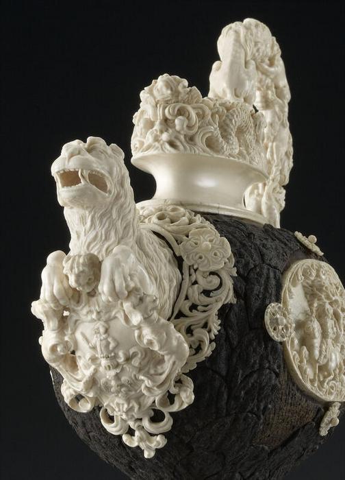 Johann Michael Maucher, Kanne, Detail, Schwäbisch Gmünd, 1671–73. © Musée du Louvre, Paris
