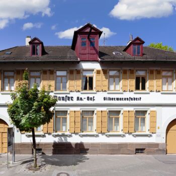 OTT-PAUSERSCHE FABRIK , errichtet 1844–1845, Aufnahme von 2020. © Museum im Prediger Schwäbisch Gmünd, Foto: Elias Blumenzwerg.